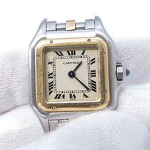 将图像加载到图库查看器中,CARTIER PANTHERE SM 1 row H29.8mm×W21.7mm Stainless Steel K18YG White Dial84083241