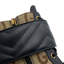 Load image into Gallery viewer, GUCCI Double G EncreBoots Black719849 Leather GG Canvas Size 34 1/2