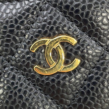将图像加载到图库查看器中,CHANEL Matelasse Classic Card Case BlackAP0213 Caviar Leather