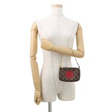 将图像加载到图库查看器中,LOUIS VUITTON Mini Pochette Accessoires BrownN58011 Damier Ebene Canvas
