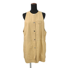 Load image into Gallery viewer, HERMES Leather gilet Size 36 Beige5E1617DA Calf Leather