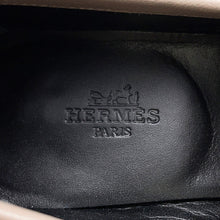 将图像加载到图库查看器中,HERMES Paris Loafers BeigePink Leather Size 36H