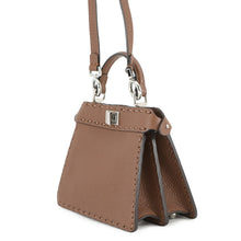 将图像加载到图库查看器中,FENDI Peekaboo Selleria I see you Brown8BN335 Leather Size Petit
