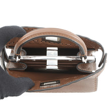 将图像加载到图库查看器中,FENDI Peekaboo Selleria I see you Brown8BN335 Leather Size Petit