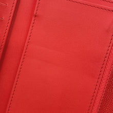Load image into Gallery viewer, CHANEL Matelasse CC Logo Flap Wallet RedA84341 Caviar Leather