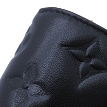 将图像加载到图库查看器中,LOUIS VUITTON Portefeuille Lou BlackM81599 Lamb Leather/Monogram・Pattern