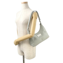 将图像加载到图库查看器中,Maison Margiela Maison Margiela Glam Slam Hobo One-Shoulder Bag Blue GraySB3WG0024 Leather