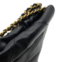 Load image into Gallery viewer, CHANEL CHANEL22 ChainShoulder Bag BlackAS3980 Shiny Calf Leather Size Mini
