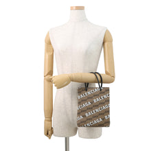 Load image into Gallery viewer, BALENCIAGA Large shopping bag Brown/Black693805 PVC Leather