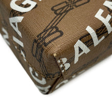 Load image into Gallery viewer, BALENCIAGA Large shopping bag Brown/Black693805 PVC Leather