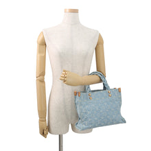 将图像加载到图库查看器中,LOUIS VUITTON Let go Sky BlueM24897 Monogram Denim