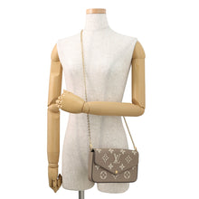 Load image into Gallery viewer, LOUIS VUITTON Felicie Pochette Tourterelle/ClaimM69977 Monogram Empreinte Leather