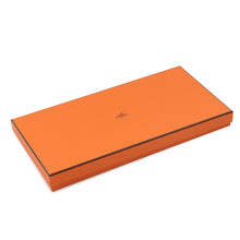 将图像加载到图库查看器中,HERMES Cashmere Scarf Clic Se Nue Marron Grasset / Craie Cashmere100%