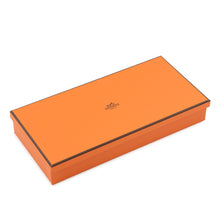 Load image into Gallery viewer, HERMES Cashmere Scarf "Clic-se-nue" Marron Grasset / Craie Cashmere100%