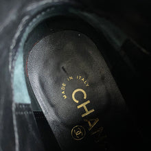 Load image into Gallery viewer, CHANEL CC Logo Short Boots BlackG39516 Leather Size 35