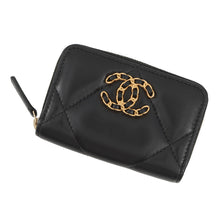 Load image into Gallery viewer, CHANEL CAHNEL19 coin purse BlackAP0949 Lambskin