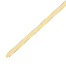 将图像加载到图库查看器中,HERMES Belt Jaune Poussin/White Swift Leather Epsom Metal Size 70