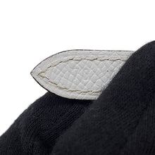 将图像加载到图库查看器中,HERMES Belt Jaune Poussin/White Swift Leather Epsom Metal Size 70