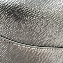 Load image into Gallery viewer, CELINE 2WAY business bag Silver190693 Laminated Calf Leather Size Small