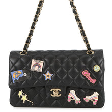 Load image into Gallery viewer, CHANEL Matelasse W Flap Chain Shoulder 24 Year Cruise BlackA01112 Lambskin Size 25