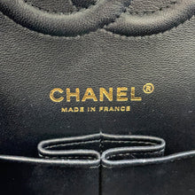 Load image into Gallery viewer, CHANEL Matelasse W Flap Chain Shoulder 24 Year Cruise BlackA01112 Lambskin Size 25
