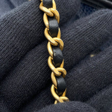 Load image into Gallery viewer, CHANEL CC Figley Shoulder Navy/BlackA93343 Caviar Leather
