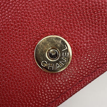 Load image into Gallery viewer, CHANEL Mademoiselle Chain Wallet RedA80972 Caviar Leather