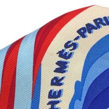 将图像加载到图库查看器中,HERMES Twilly Brides de Gala Shadow Blue/Rouge/Cream Silk100%