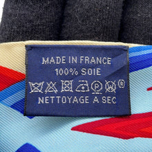 将图像加载到图库查看器中,HERMES Twilly Brides de Gala Shadow Blue/Rouge/Cream Silk100%