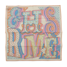 将图像加载到图库查看器中,HERMES Petit Carre Gavroche Electric Size 45 Orange/Multicolor Cotton100%