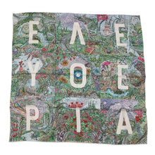 将图像加载到图库查看器中,HERMES Carre Eleftheria Size 140 Green/Multicolor Silk100%