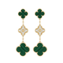 Load image into Gallery viewer, Van Cleef & Arpels Magic Alhambra Earring 3 MotifVCARO9II00 18K Yellow Gold