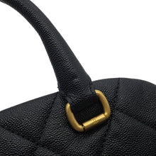 Load image into Gallery viewer, CHANEL Matelasse Bowling Bag BlackAS3893 Caviar Leather