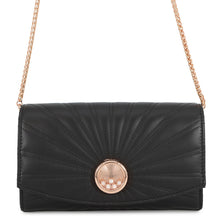 Load image into Gallery viewer, Chopard Happy Mini Chain Shoulder Bag Black Leather