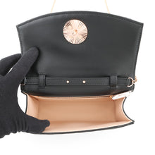 Load image into Gallery viewer, Chopard Happy Mini Chain Shoulder Bag Black Leather