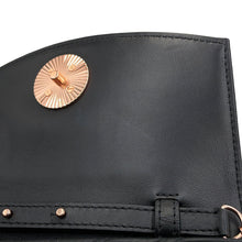 Load image into Gallery viewer, Chopard Happy Mini Chain Shoulder Bag Black Leather