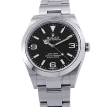 将图像加载到图库查看器中,ROLEX ExplorerI W39mm Stainless Steel Black Dial214270