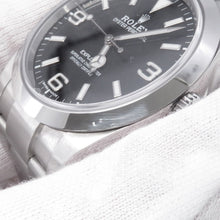 将图像加载到图库查看器中,ROLEX ExplorerI W39mm Stainless Steel Black Dial214270