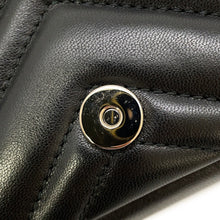 将图像加载到图库查看器中,GUCCI GG Marmont Mini Shoulder Bag Black/Bordeaux841290 Leather