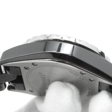 将图像加载到图库查看器中,CHANEL J12 W33mm Ceramic Stainless Steel Black DialH1625