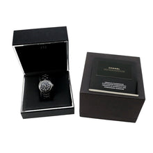 将图像加载到图库查看器中,CHANEL J12 W33mm Ceramic Stainless Steel Black DialH1625