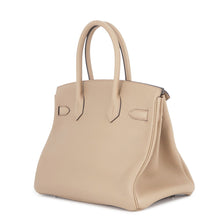 将图像加载到图库查看器中,HERMES Birkin Beige Marfa Togo Leather Size 30