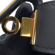 将图像加载到图库查看器中,HERMES Kelly Twist Bracelet Small Kelly Twist PM Size T2 BlackH011078CC89 Swift Leather