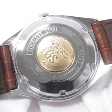 将图像加载到图库查看器中,SEIKO Grand SEIKO Hi-Beat Medallion Day-Date W36mm Stainless Steel Leather Silver Dial5646-7010