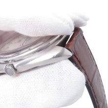 将图像加载到图库查看器中,SEIKO Grand SEIKO Hi-Beat Day-Date W36mm Stainless Steel Leather Silver Dial5646-7000