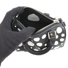 Load image into Gallery viewer, LOUIS VUITTON LV × YK Nano Speedy Noir/WhiteM81910 Monogram Empreinte Leather Infinity Dot Size Nano