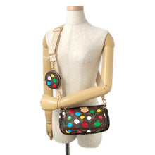 将图像加载到图库查看器中,LOUIS VUITTON LV x YK Multi・Pochette Accessoires RedM46385 Monogram Painted Dot