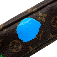 将图像加载到图库查看器中,LOUIS VUITTON LV x YK Multi・Pochette Accessoires RedM46385 Monogram Painted Dot
