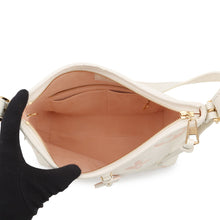 将图像加载到图库查看器中,LOUIS VUITTON Carryall Zip NM White/PinkM24141 Bicolor Monogram Empreinte Leather Size PM