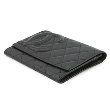 Load image into Gallery viewer, CHANEL Cambon Line Wallet Black Lambskin